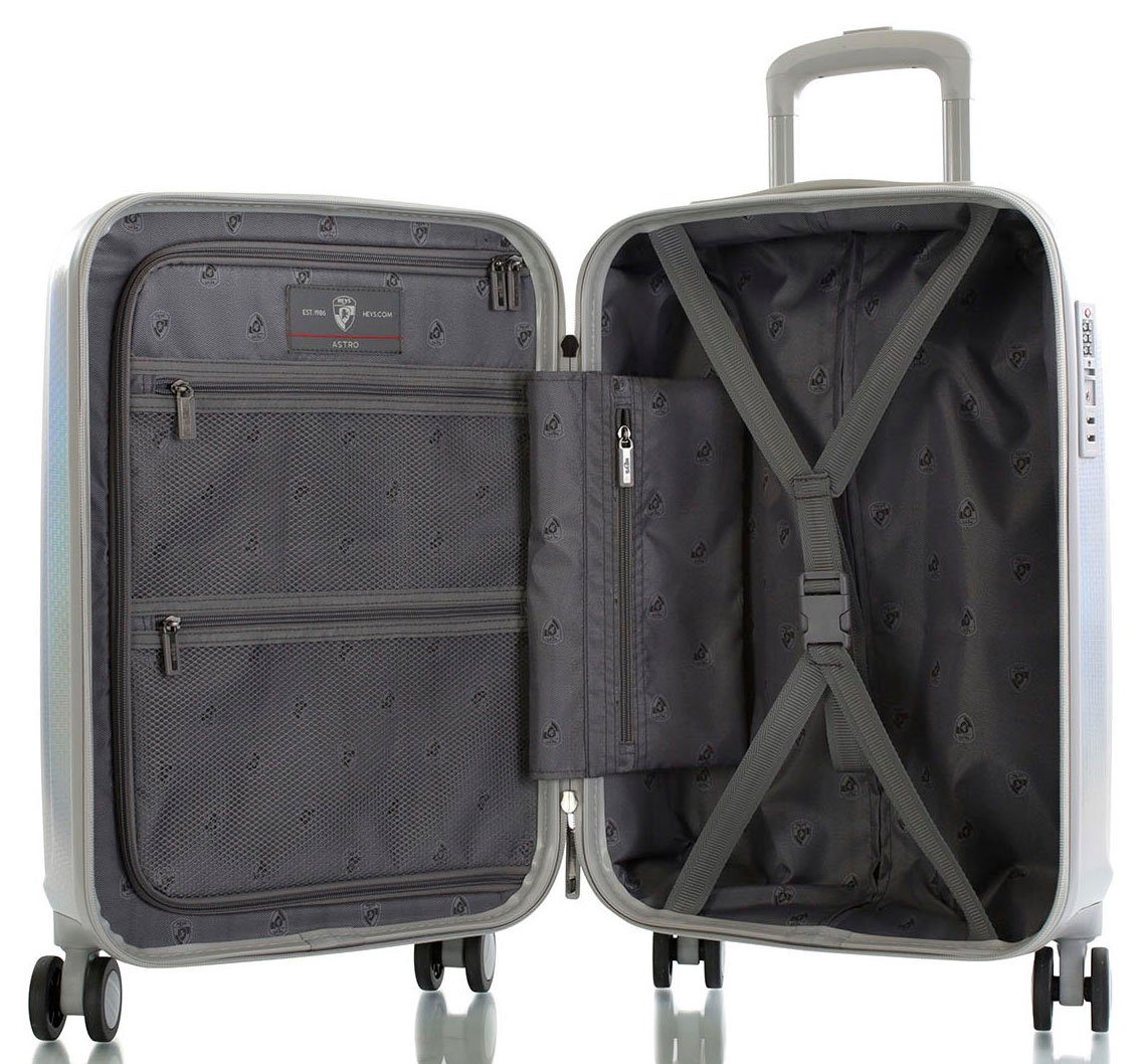 Heys Hartschalen-Trolley Astro, verschiedene Größen und Farben, 4 Rollen, Heys Reisegepäck TSA Schloss Volumenerweiterung
