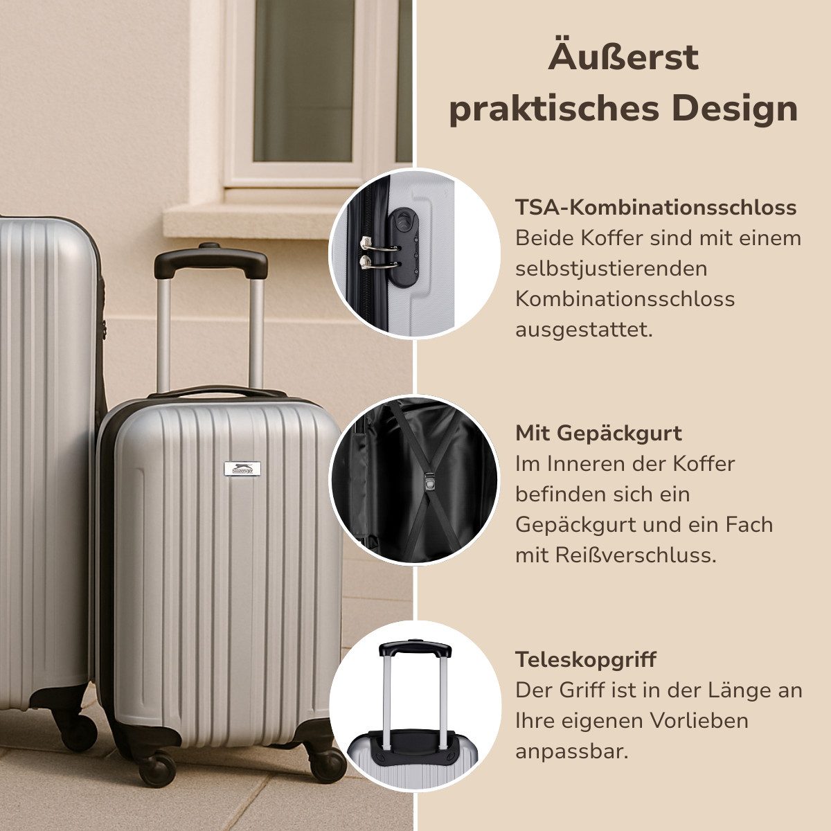 Slazenger Kofferset Slazenger Kofferset 2 Teilig – Bild 4 von 5