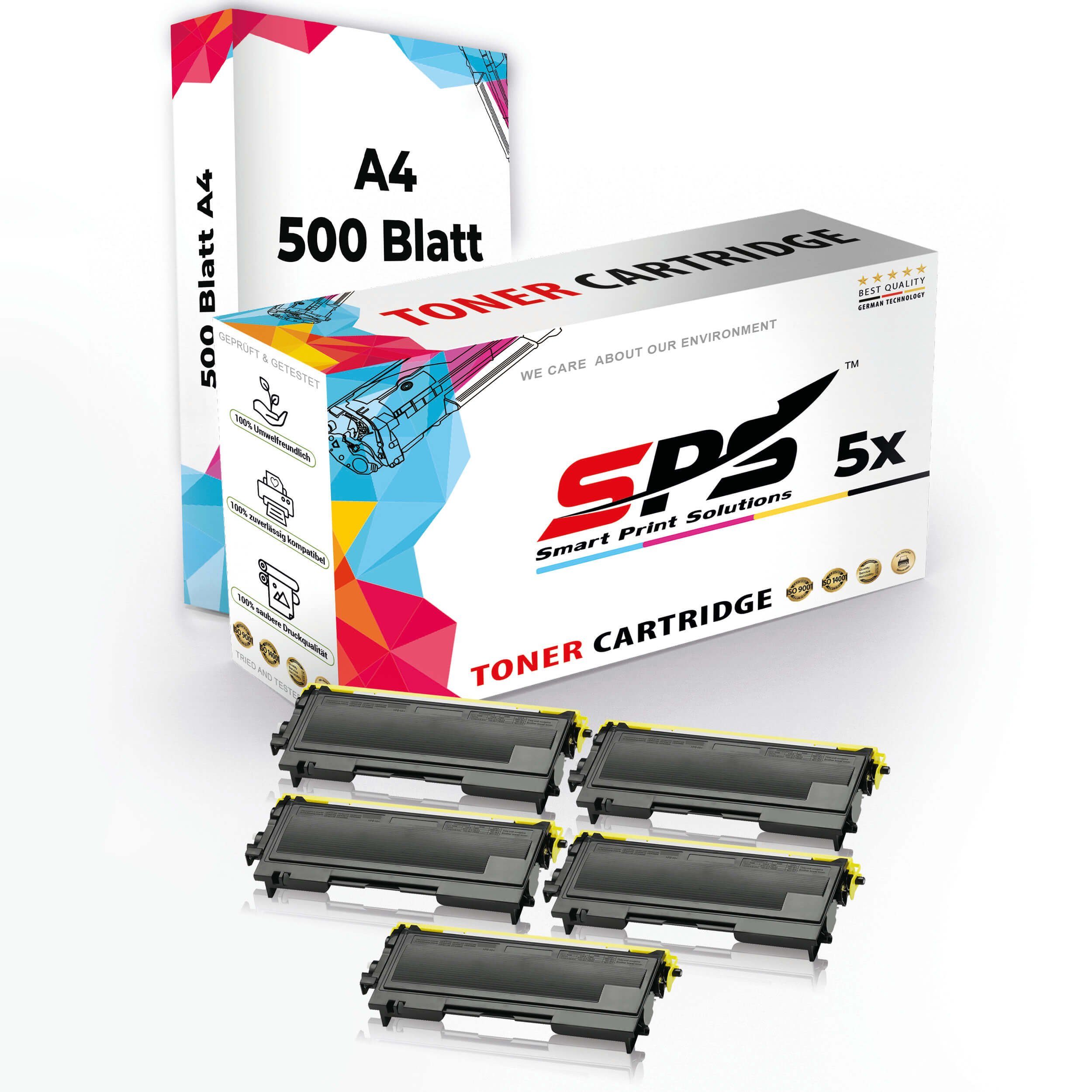 SPS Tonerkartusche Druckerpapier A4 + 5x Multipack Set Kompatibel für Brother Fax 2820, (6er Pack)