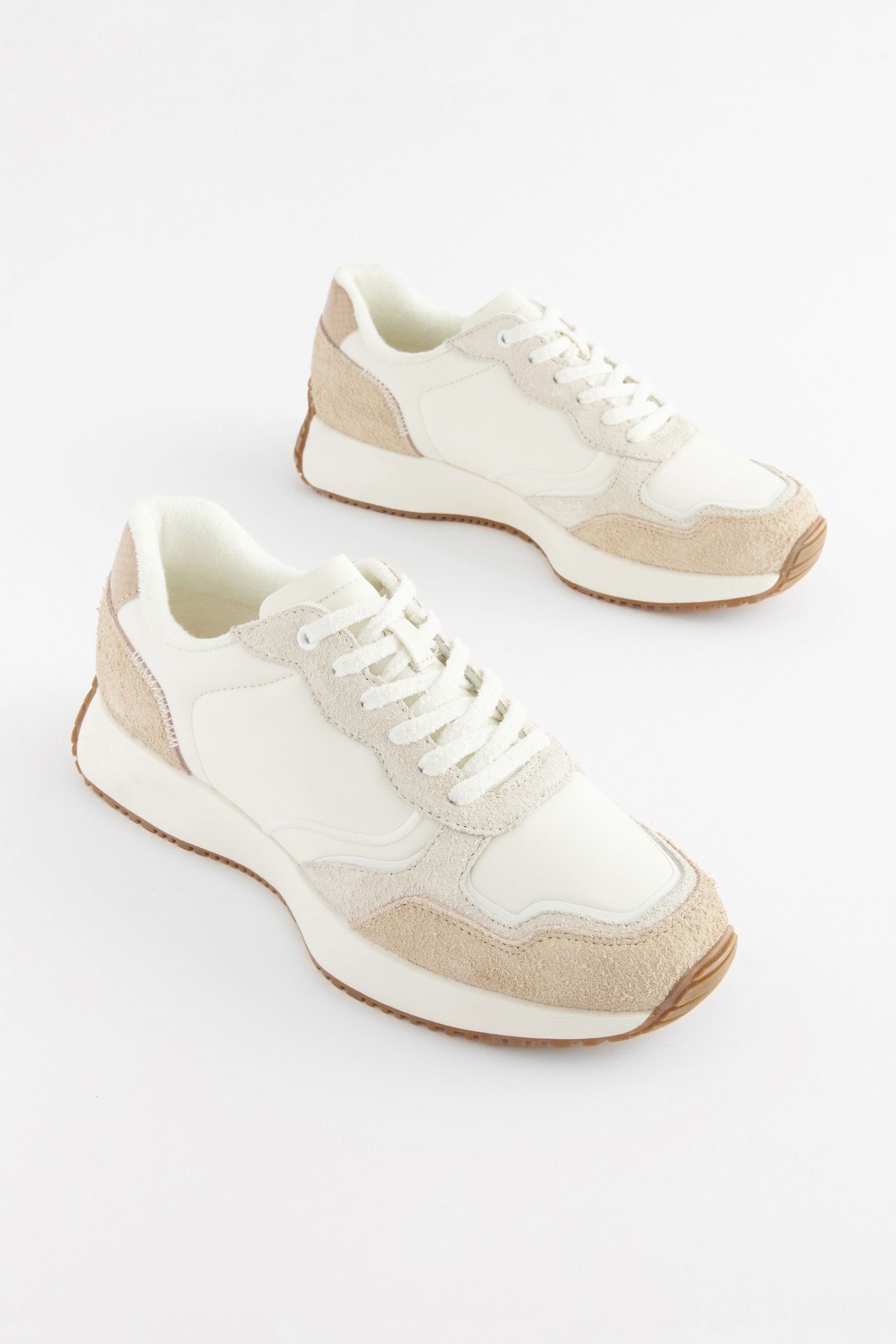 Next Forever Comfort® Markante Veloursleder-Sneaker Sneaker günstig online kaufen