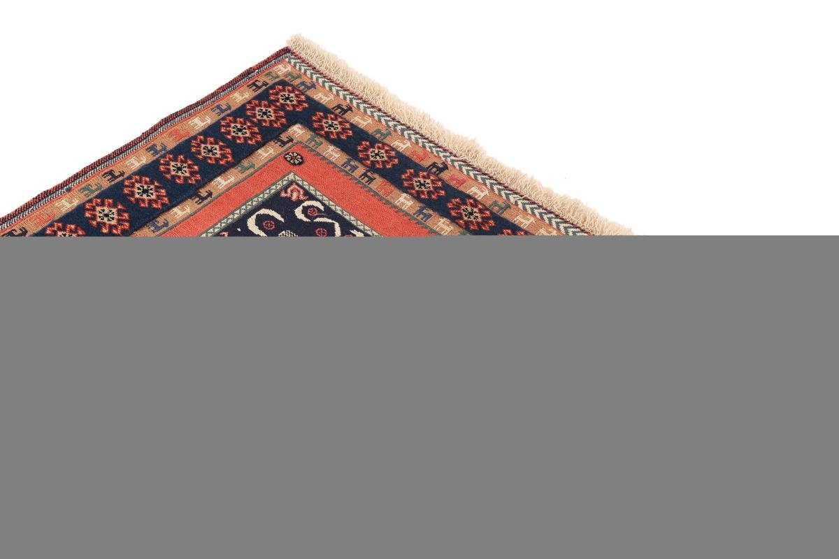 Orientteppich Kelim Soozani Nimbaft 96x144 rechteckig, Handgeknüpfter Trading, 8 Höhe: Orientteppich, Nain mm