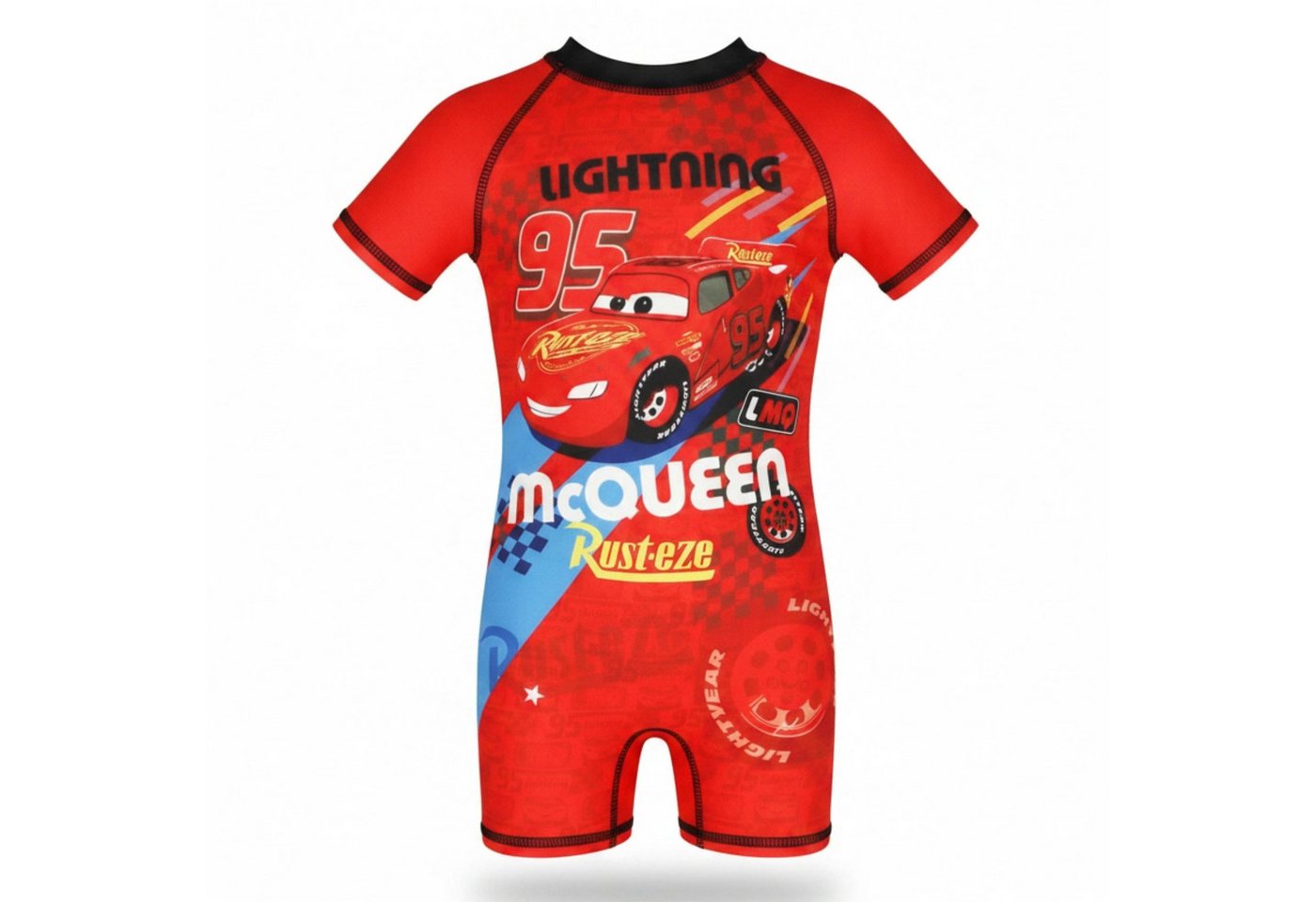 Disney Badeanzug Disney Cars Lightning Mc Queen Jungen Badeanzug Schwimmanzug Gr. 86 bis 116