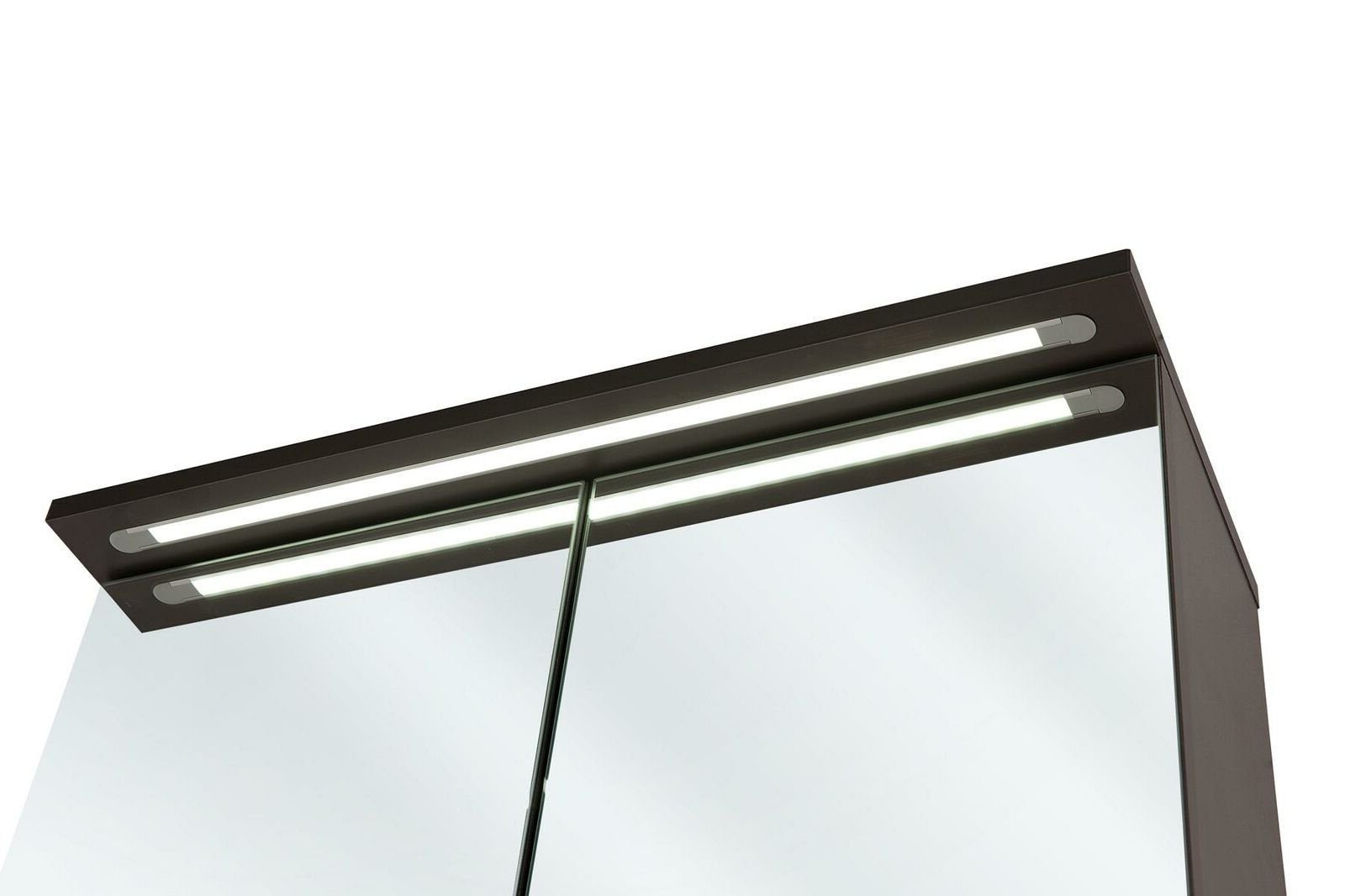 Xlmoebel Badezimmerspiegelschrank Badezimmerspiegel mit LED-Beleuchtung und Holzfurnier (1-St., Spiegelschrank) Hergestellt in Europa