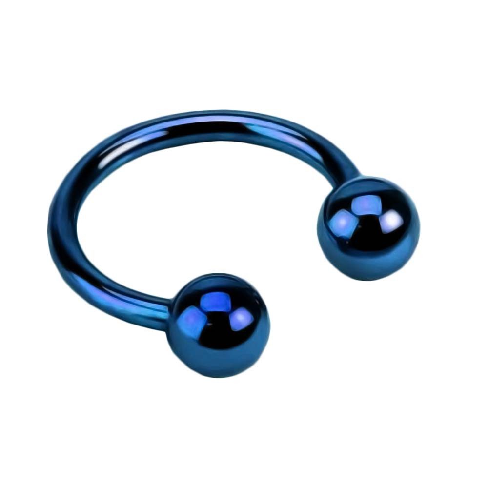 viva-adorno Nasenpiercing Hufeisen Piercing Edelstahl Kugeln günstig online kaufen