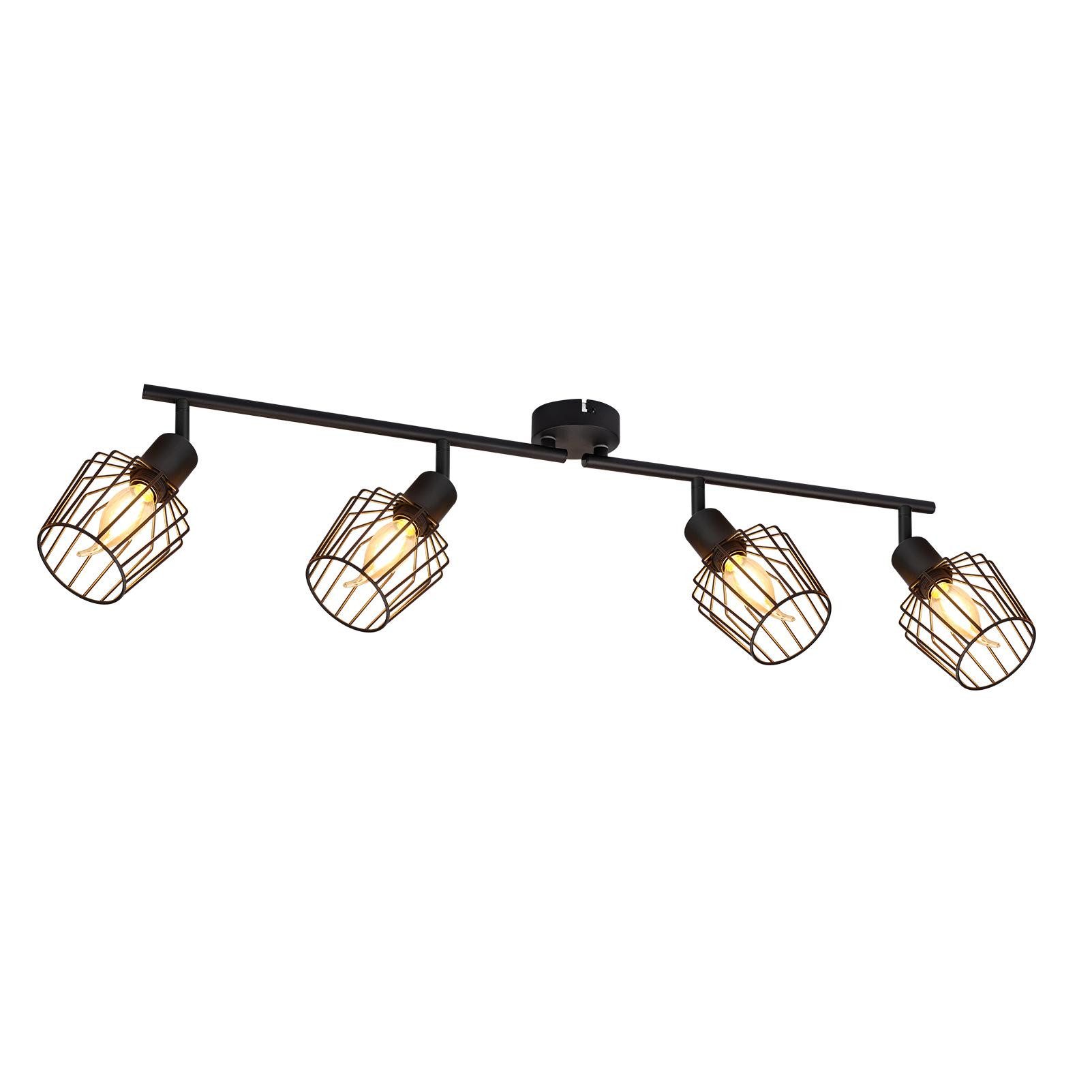 Nettlife LED Deckenspots Schwarz Weiß E14 günstig online kaufen