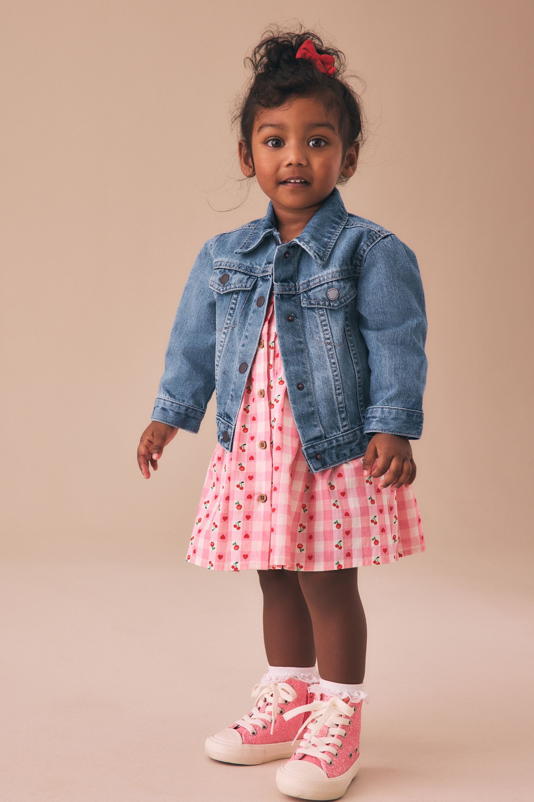 Jeansjacke Denim-Jacke im Westernstil