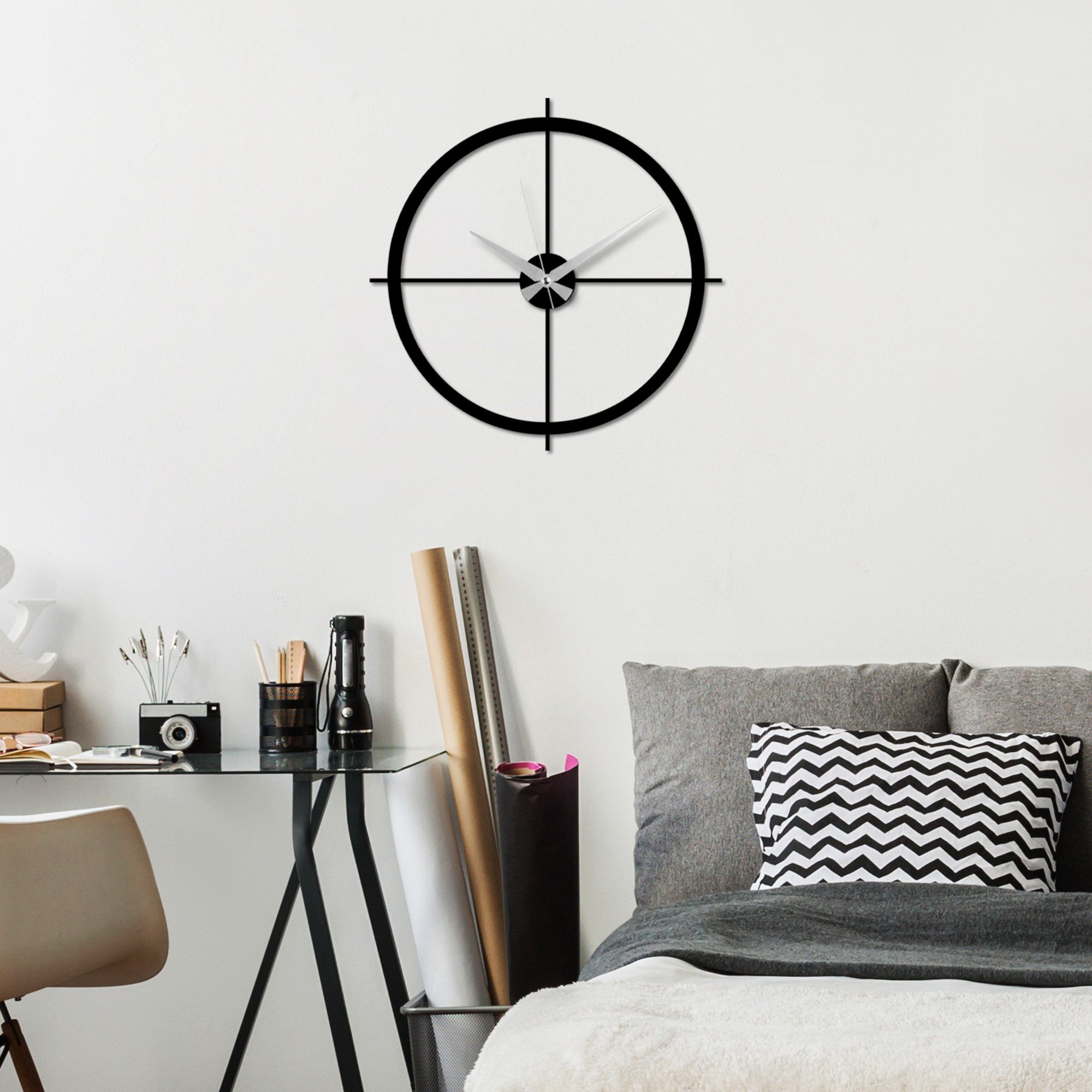 Wallity Wanduhr 100% METAL günstig online kaufen