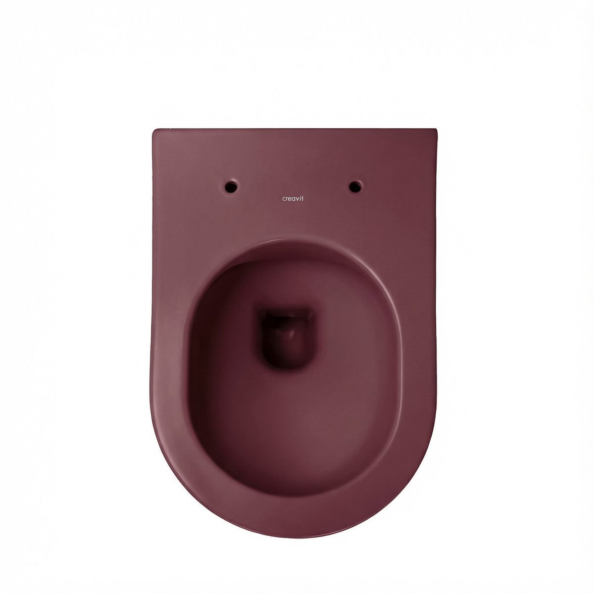 Creavit Tiefspül-WC FE322-11BR00E-0000, Antibakteriell, Spülrandlos, Wassersparend
