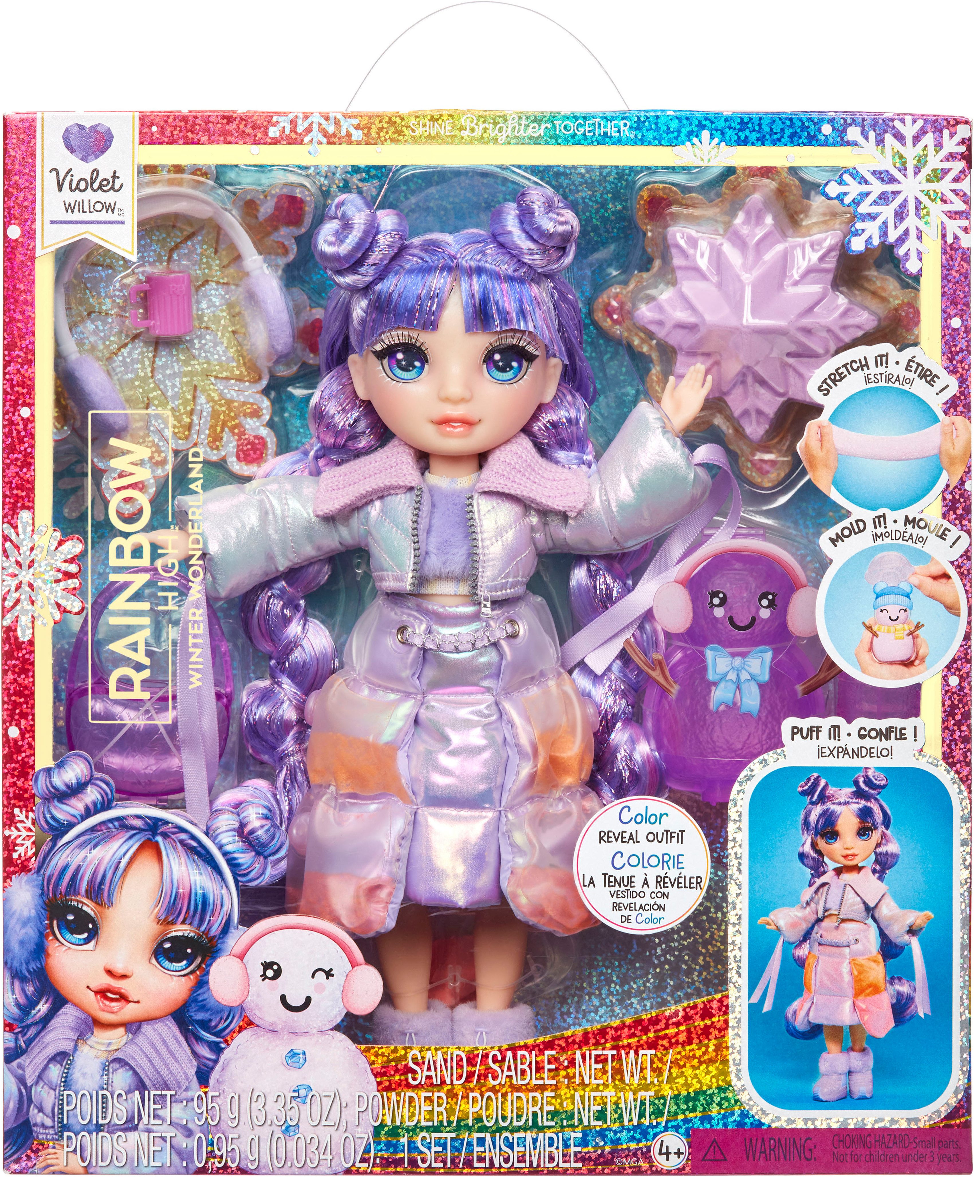 Rainbow High Anziehpuppe Winter Wonderland Doll - Violet (Purple)