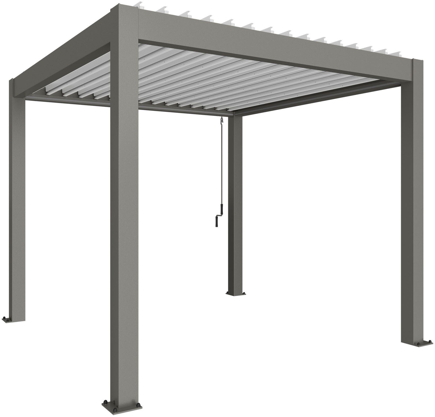 Biohort Pergola 3x3, verschiedene Farben, BxTxH: 312x312x264 cm, ausgezeichnet mit dem Red Dot Design Award