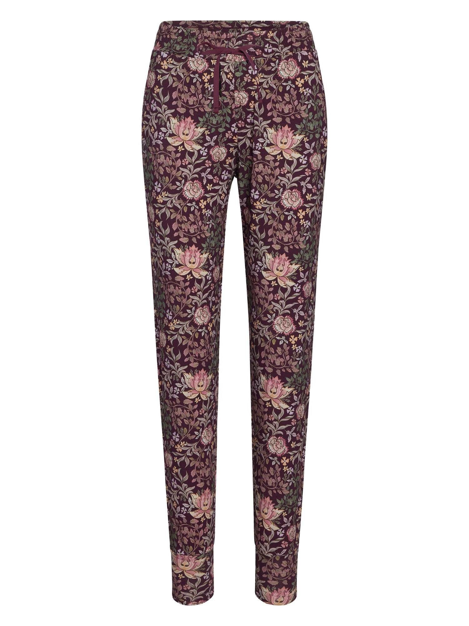 Jules (1-tlg) Pyjamahose Ophelia plum wine Essenza