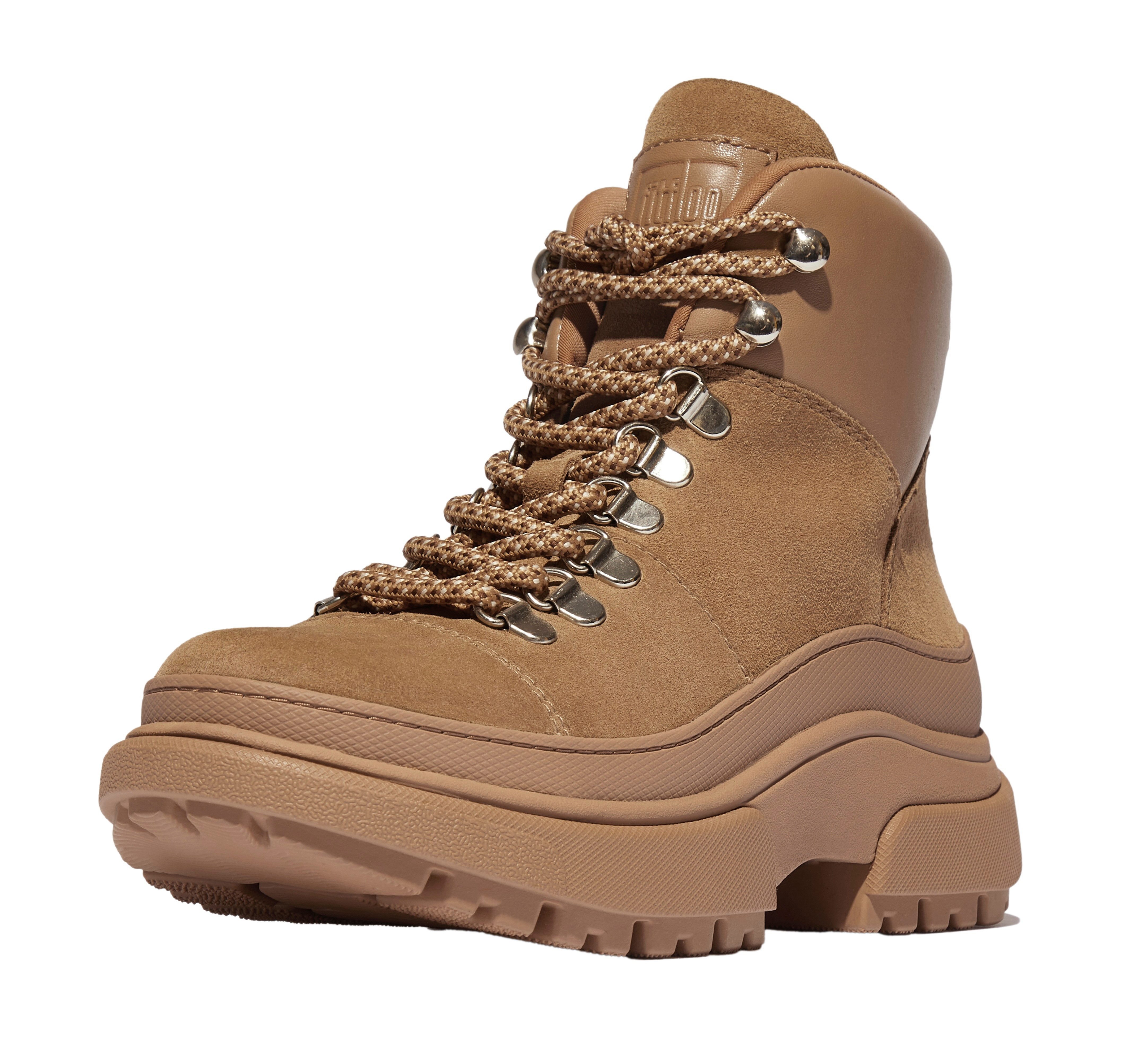 Fitflop WYLDER SUEDE HIKER-LACE BOOTS Schnürboots Trekking Boots, Schnürsti günstig online kaufen