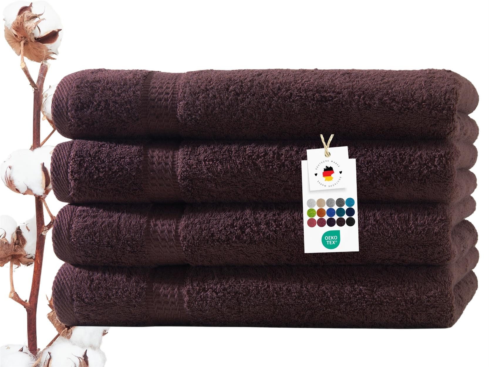 Carpe Sonno Handtuch Set 50x100 cm 100% Baumwolle Handtücher Set 500 g/m2 F günstig online kaufen