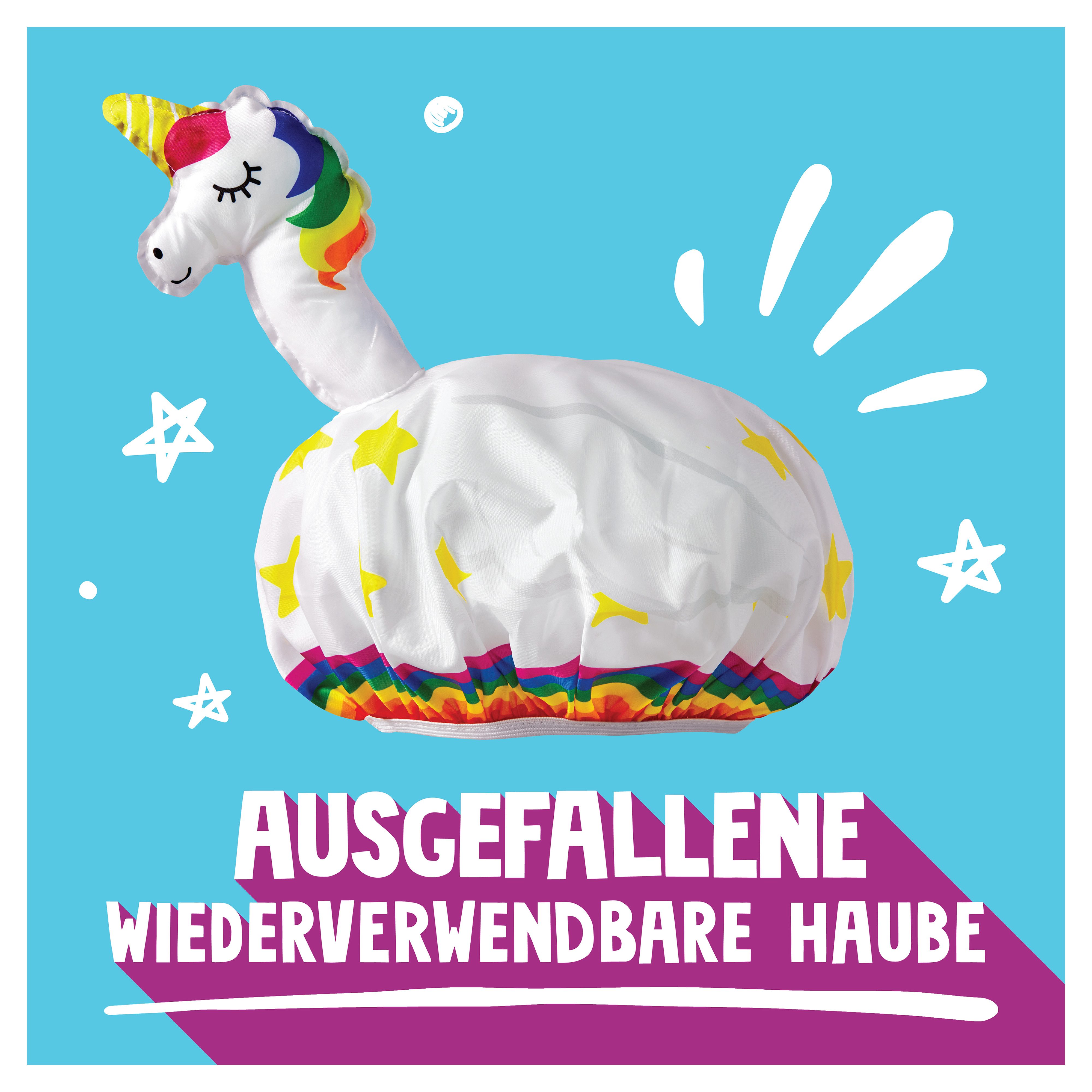 Bear Fruits Haarmaske Unicorn - Hair mask + cap 10er-Pack