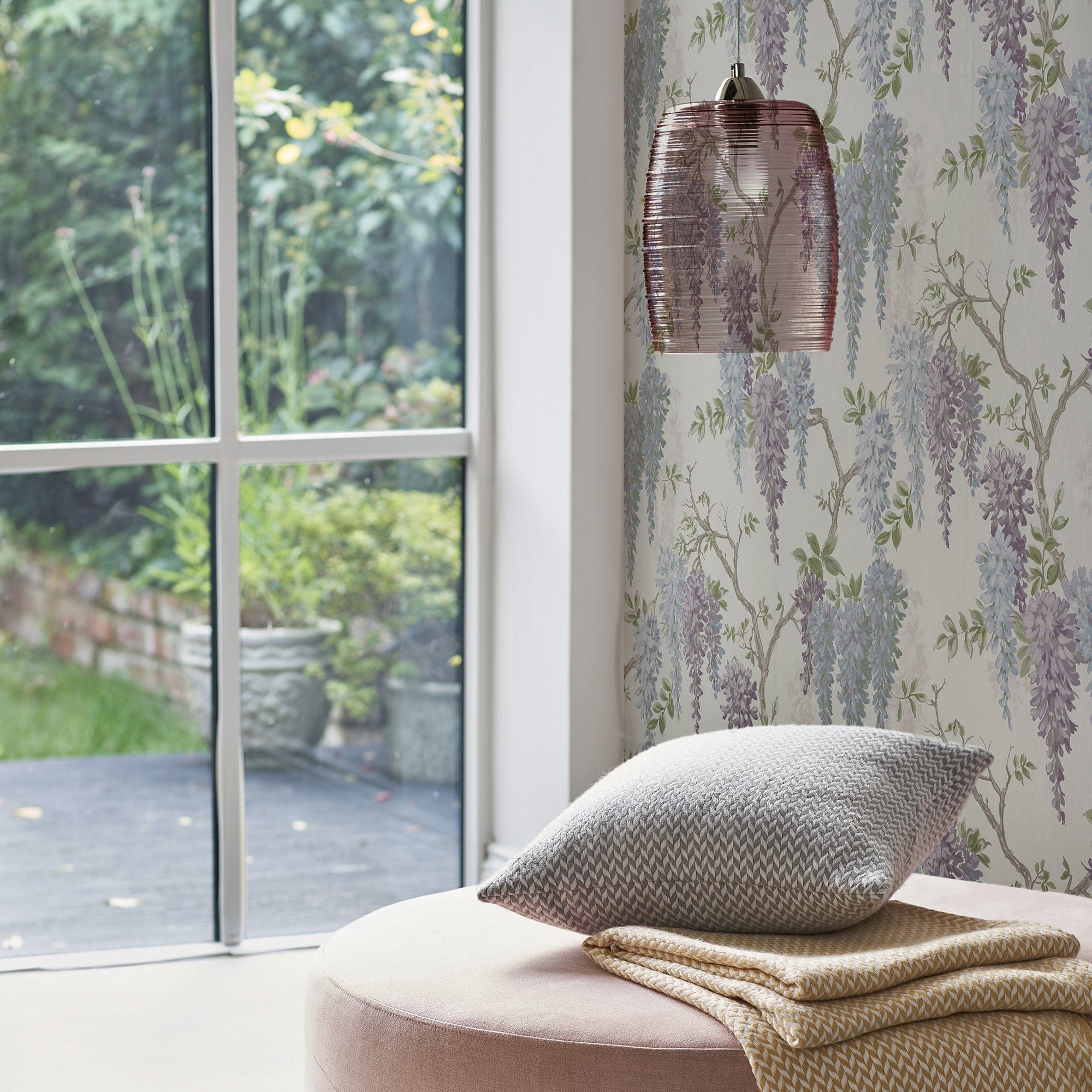 LAURA ASHLEY Vliestapete Wisteria, FSC® zertifiziert, günstig online kaufen