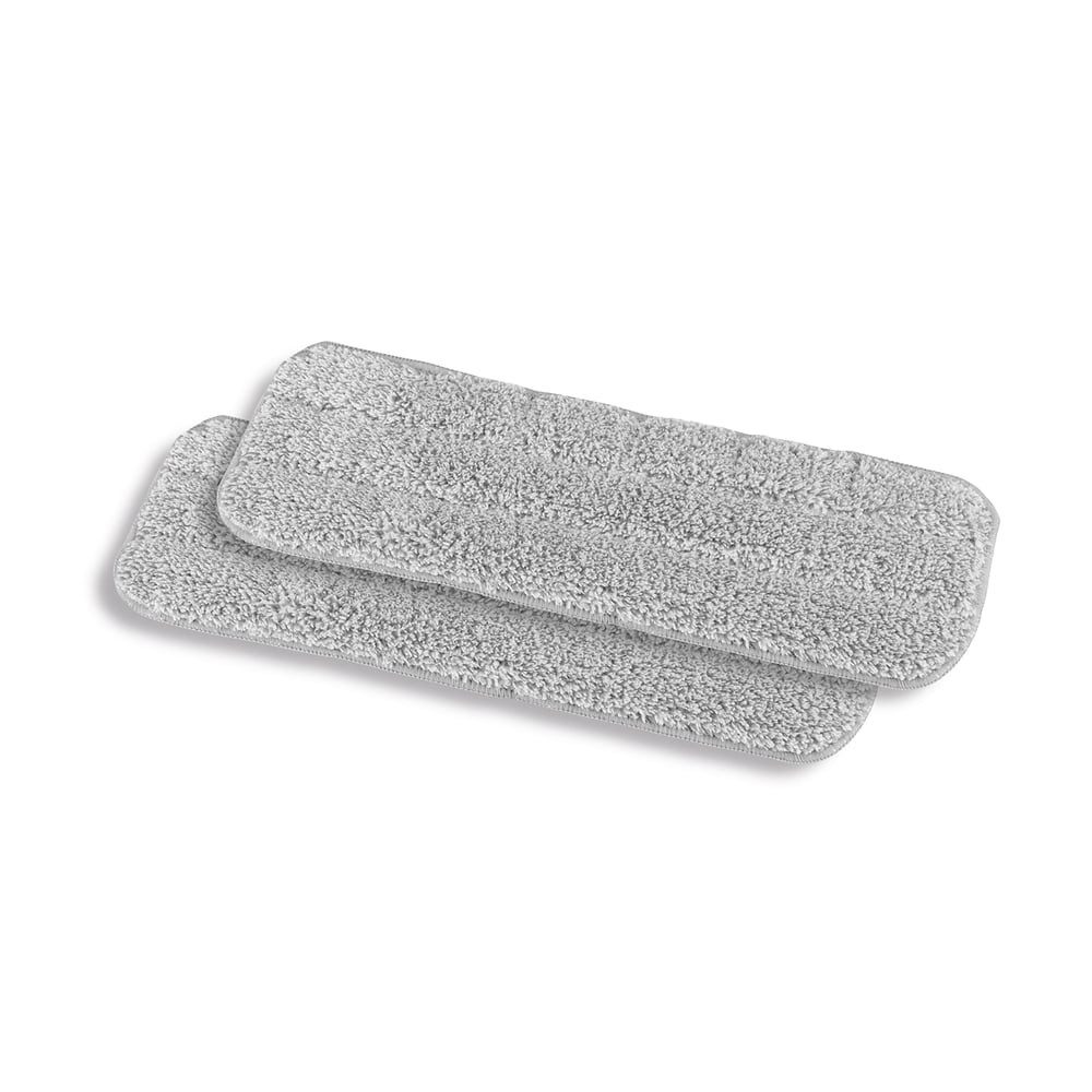 MAXXMEE Reinigungsbürsten-Set, Ersatz-Mopp 2er-Set für Wischsystem Flat-Mopp (ohne Mopp)