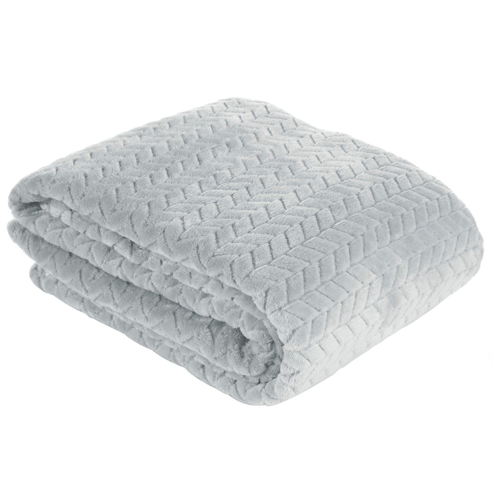 Plaid Cindy, Design91, Warm Kuschelig Gemustert Einfarbig Kuscheldecke Sofadecke TV-Decke