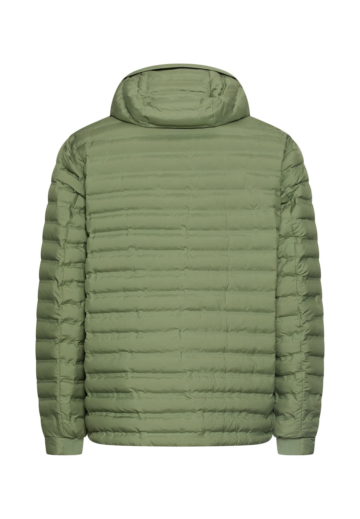 camel active Funktionsjacke mit abnehmbarer Kapuze Langarm Markenlabel