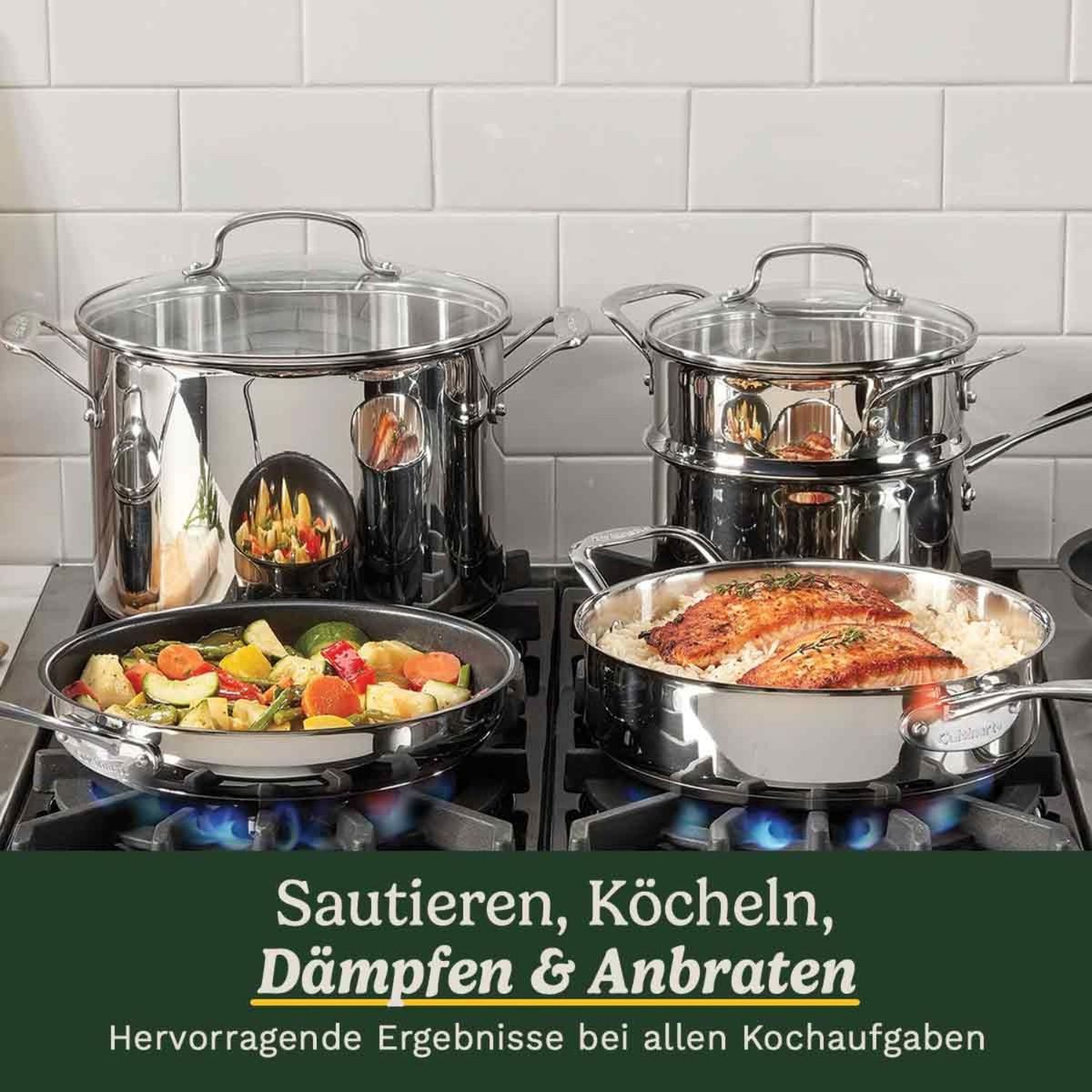 Cuisinart Topf-Set Chefs Classic 11-Piece Cookware Set, (1-tlg)