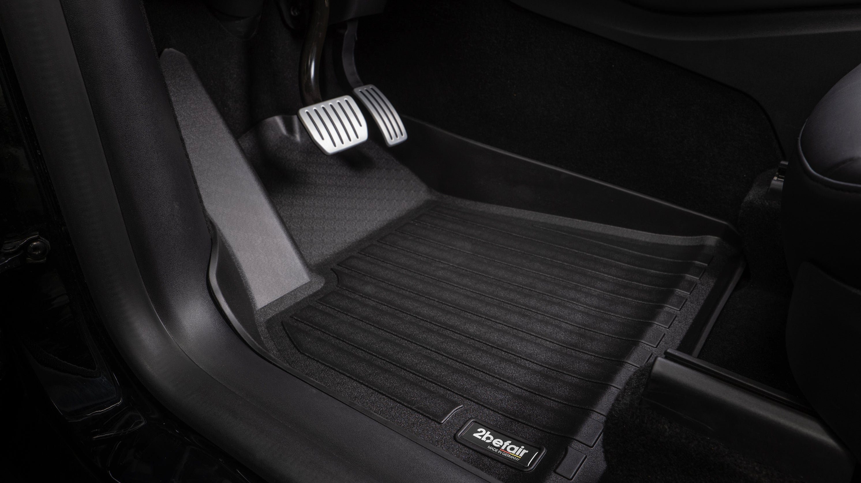 2befair Gummimatten Fußraum vorne für den Audi Q4 e-tron