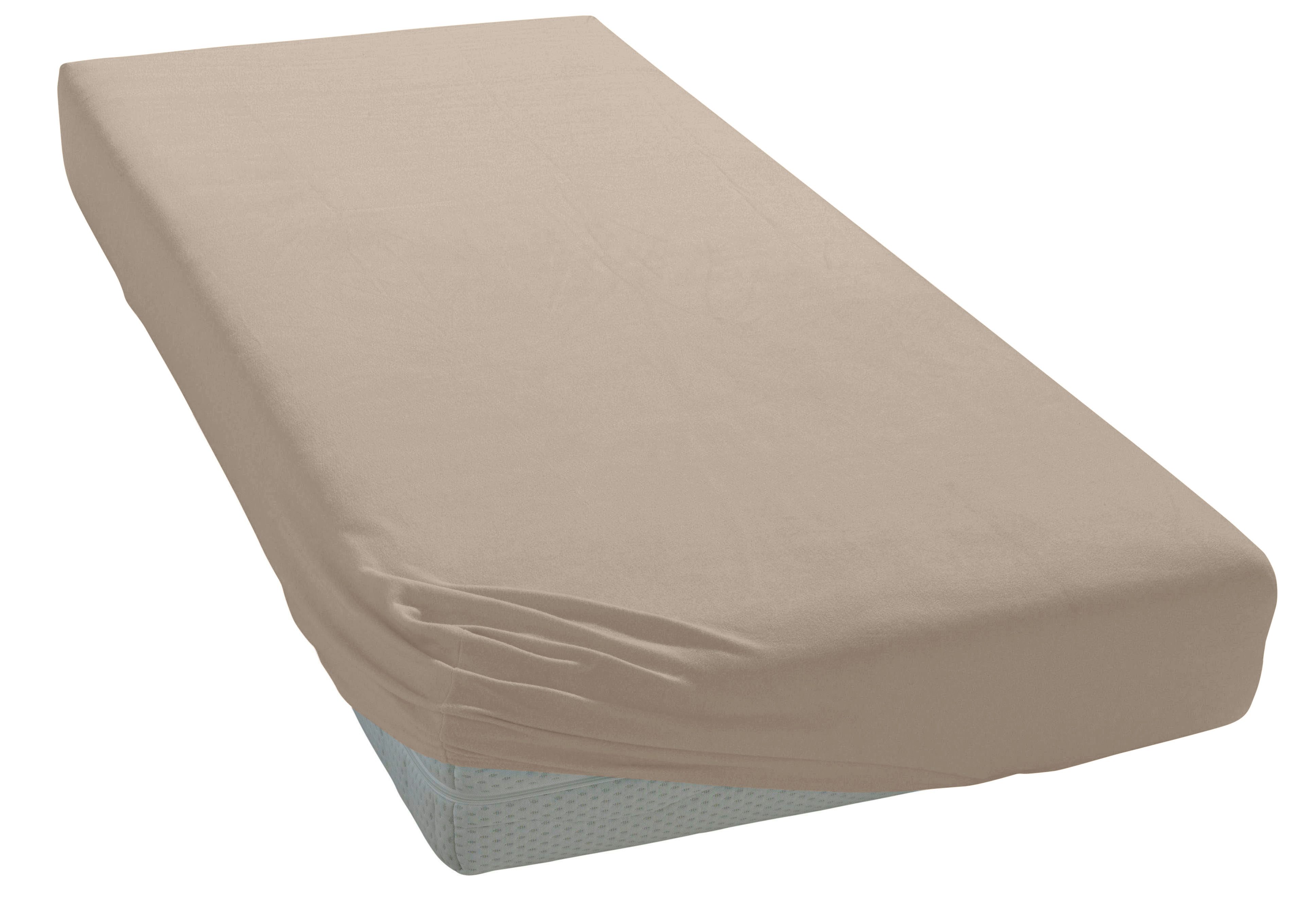OTTO home Spannbettlaken Cremona, Basic & Premium Qualität mit Elasthan, Jersey (180 g/m), Gummizug: rundum, (1 Stück), Bettlaken für Matratzen von 20-25 cm Höh – Bild 3 von 5
