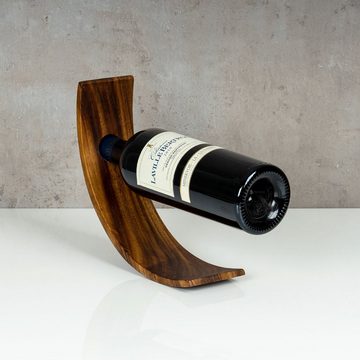 Levandeo® Weinflaschenhalter, Weinflaschenhalter Holz Akazie 28x7,5cm Flaschenhalter Weinhalter