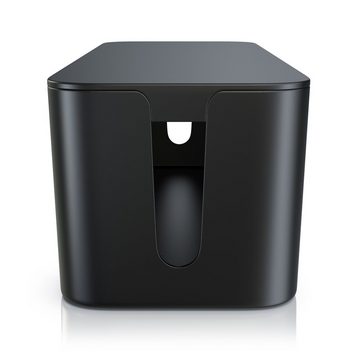 BEARWARE Kabelbox, (1-tlg), Kabel Box mit Gummifüßen - Kabelmanagement / dezente Optik / Ladebox