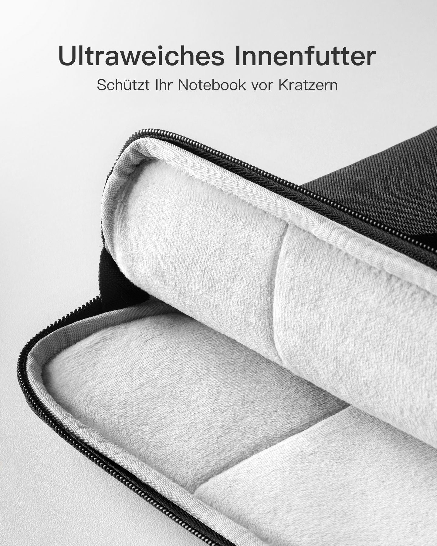 Inateck Laptoptasche 13-16 Zoll Notebook Schutztasche Aktentasche, MacBook Air Pro M5/M4 – Bild 4 von 5