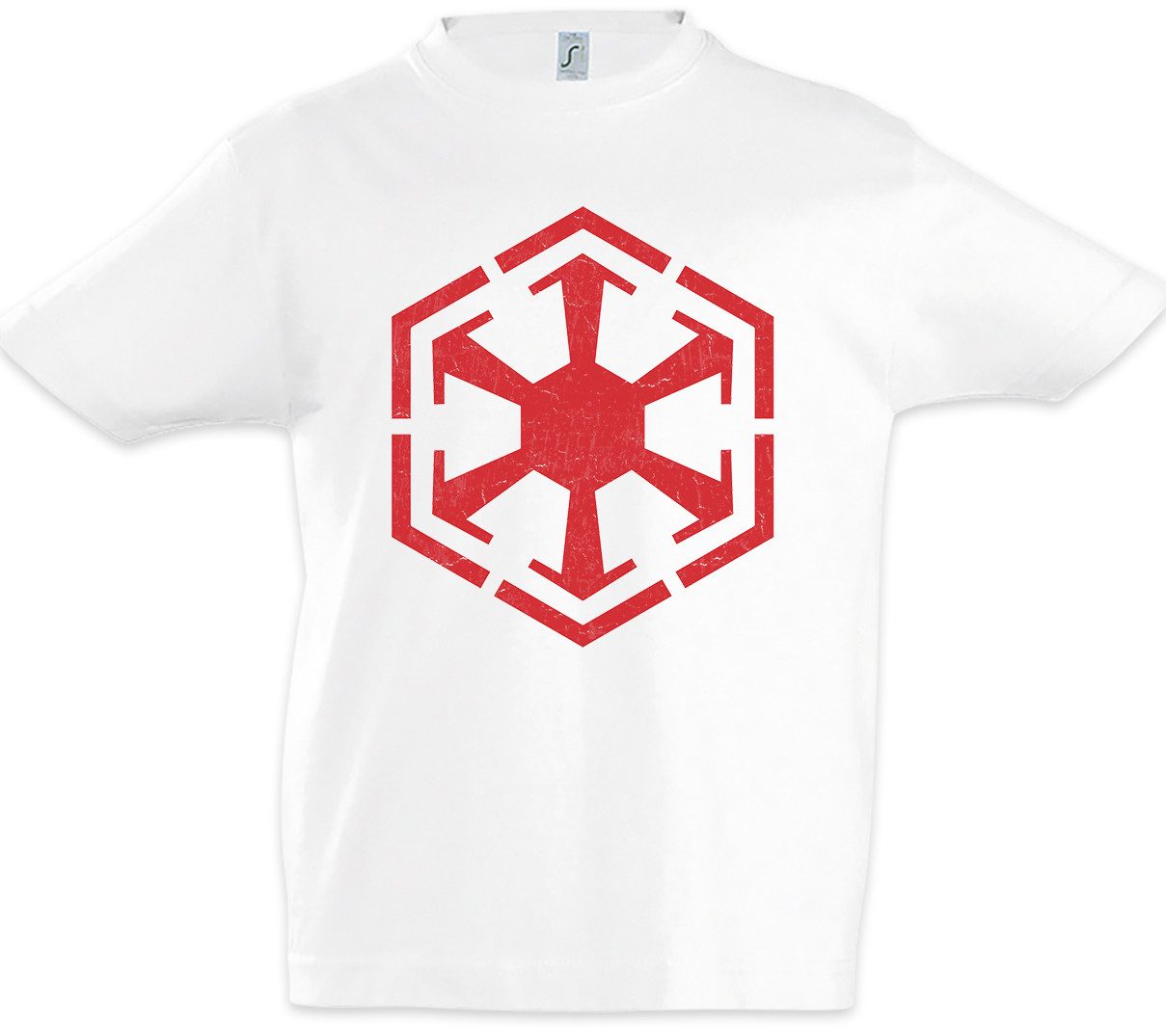 Print-Shirt Dark Star Empire Logo Kinder T-Shirt Krieg Sith Side Imperium Wars