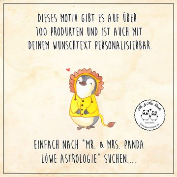 Mr. & Mrs. Panda Bierkrug Löwe Astrologie - Weiß - Geschenk, Sternzeichen Löwe, 5 l, Sternzeich, Keramik, Einzigartige Motive