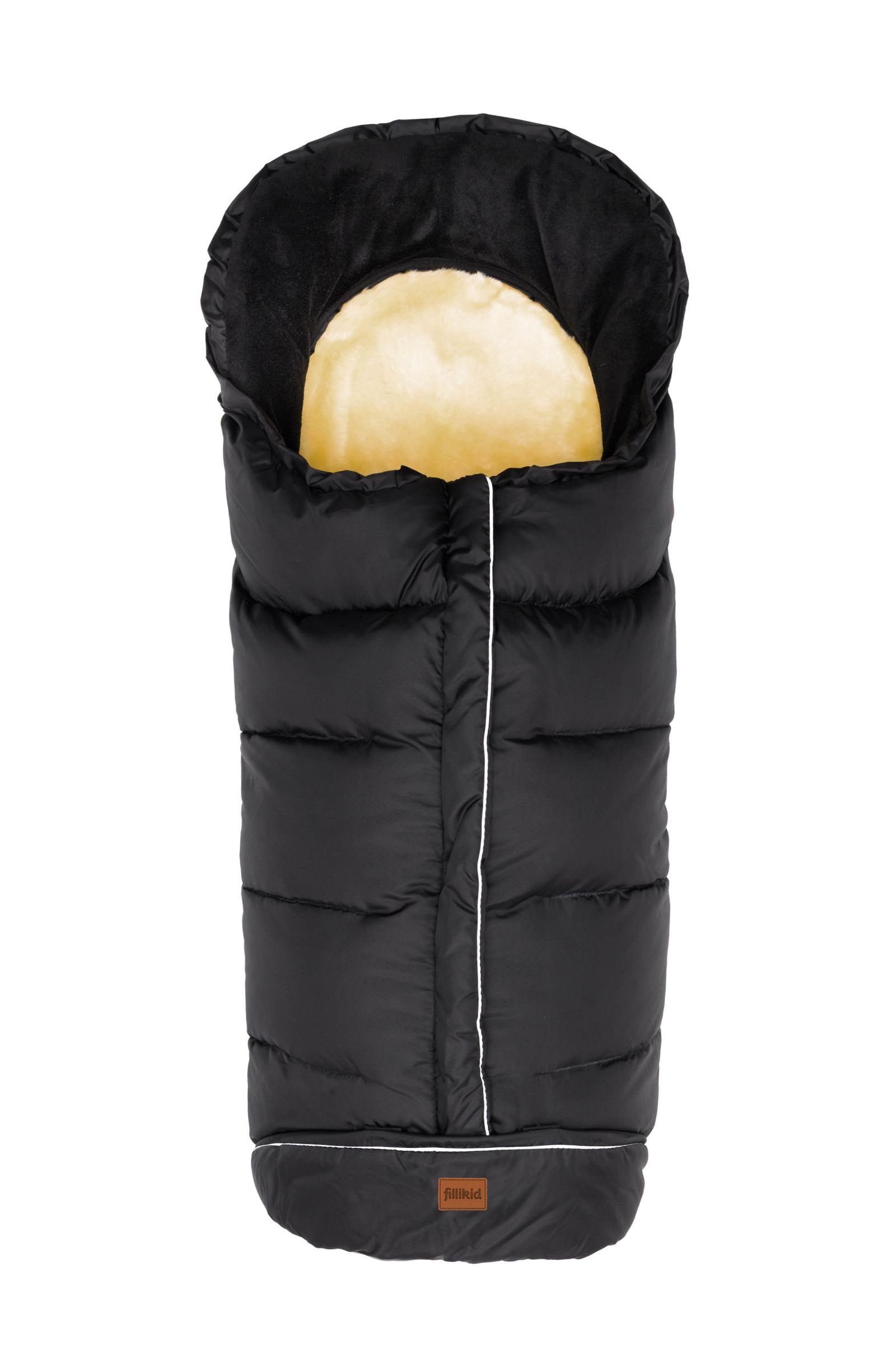 Kinderhaus Blaubaer Fußsack Fillikid Winterfußsack Everest TOP, warmer Kinder Fußsack für Kinderwagen und Kindersitze Gruppe 0 wind- und wasserabweisend mit echtem Lammfell und rundum Reißverschluss 50 x 100 cm