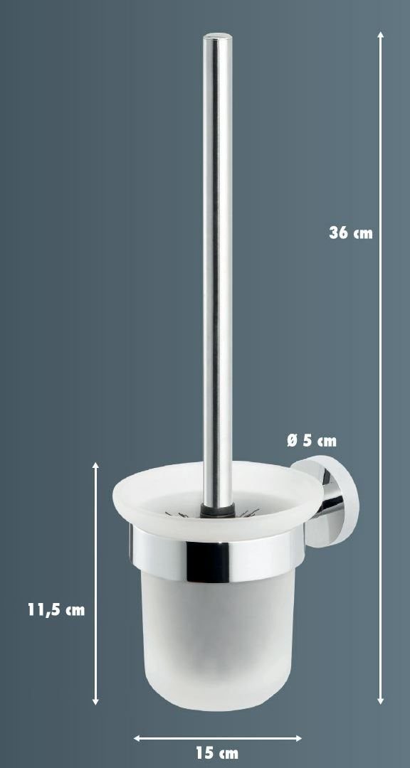 Primaster WC-Reinigungsbürste Primaster Toilettenbürstenhalter Edelstahl