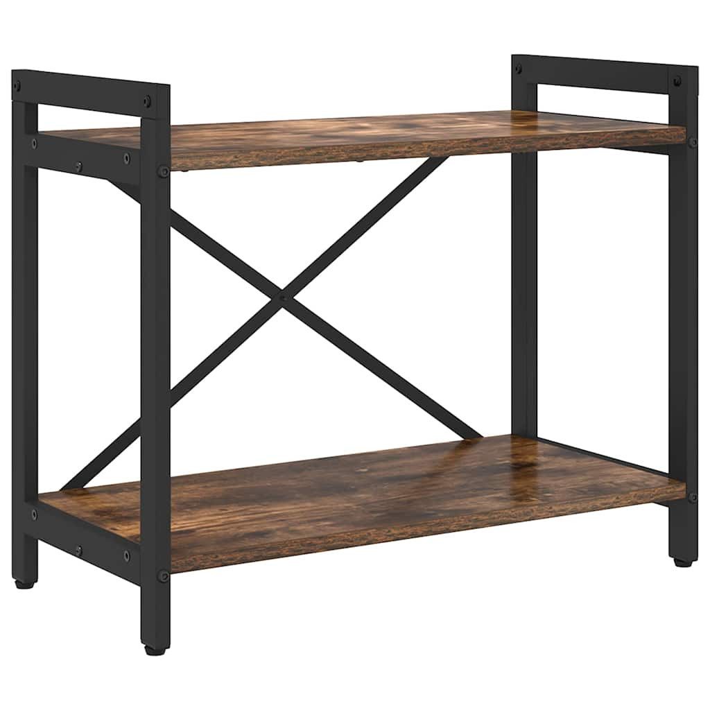 vidaXL Bücherregal Bücherregal Geräucherte Eiche 60 x 30 x 50 cm Holzwerkst günstig online kaufen