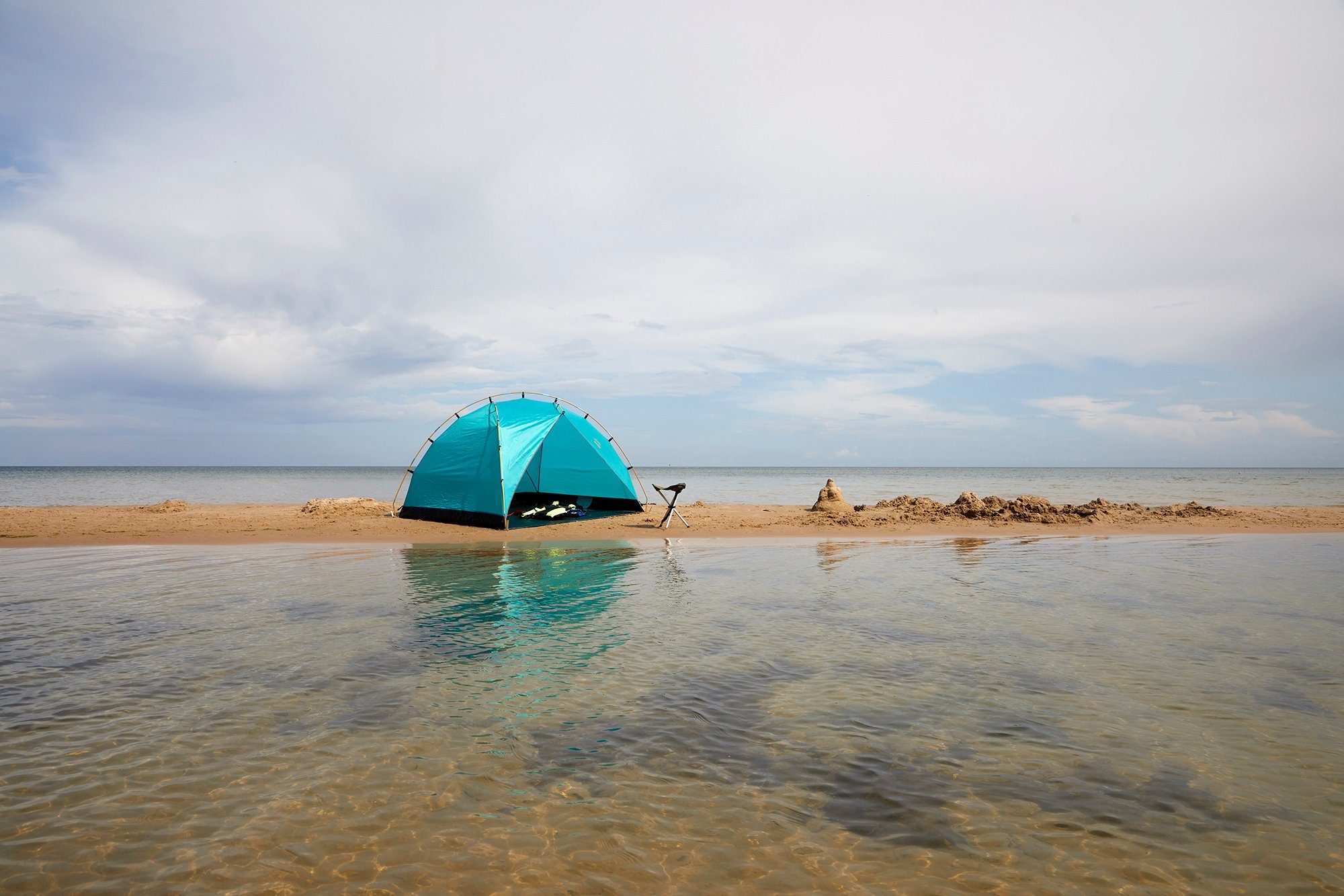 BEACH Grass GRAND Strandmuschel CANYON TONTO Blue TENT 4