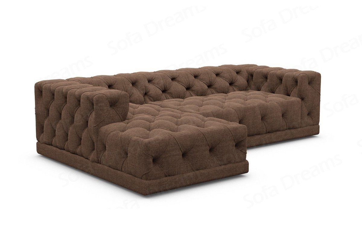 Sofa Dreams Ecksofa Strukturstoff Stoff Polster günstig online kaufen