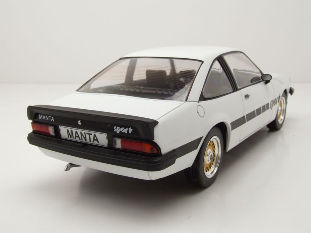 MCG Modellauto Opel Manta B Sport 1980 weiß, Maßstab 1:18