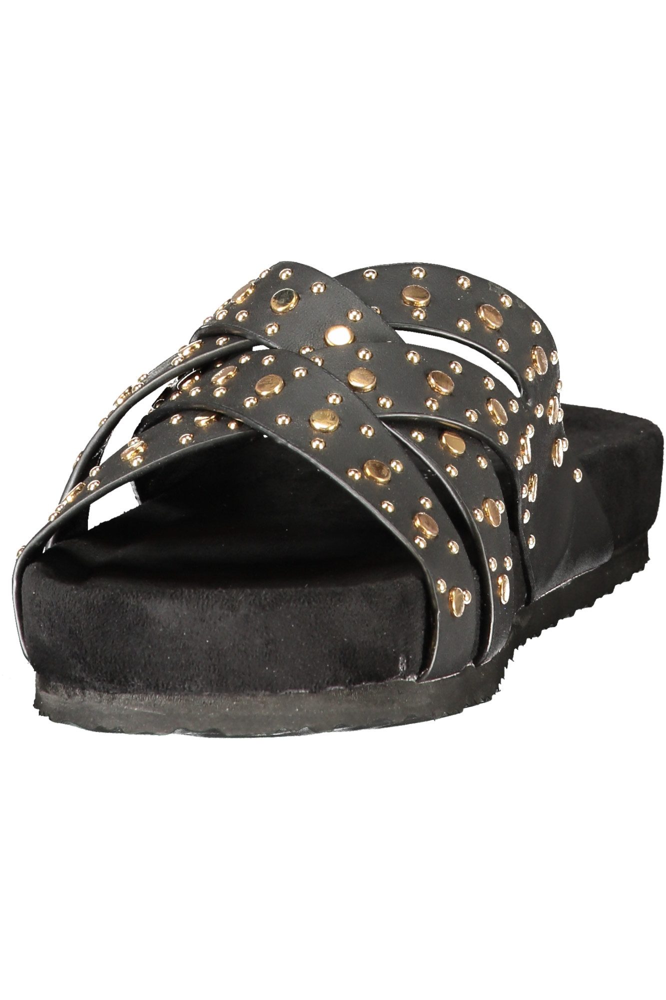 Laura Biagiotti Zehentrenner Elegante Damensandale Schwarz mit Kontrastdetails