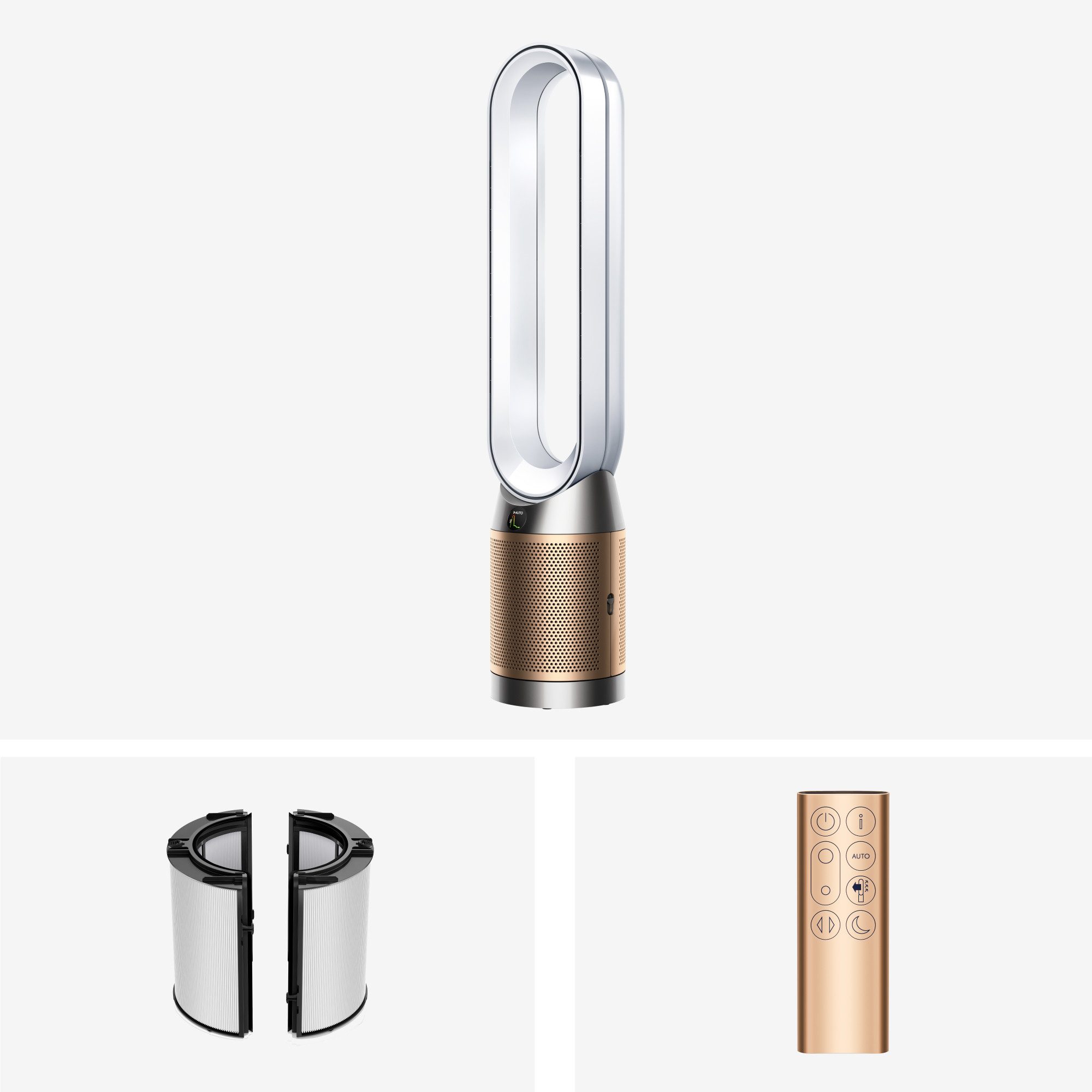 DYSON Luftreiniger Dyson Purifier Cool PC2 De-Nox, 2 in 1: Luftreiniger & Ventilator, Kühlender Luftstrom im Sommer