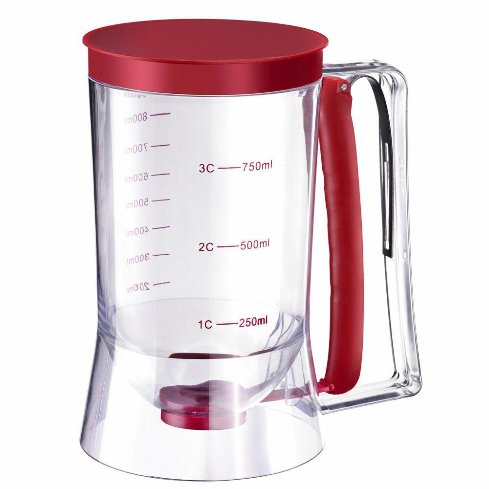 WESTMARK Teigschneider Teigportionierer mit Deckel und Skala, Fassungsvermögen: 900 ml