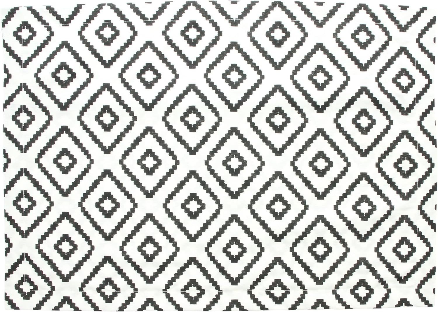 Dekoleidenschaft Kissenbezug "Black & White" schwarz günstig online kaufen