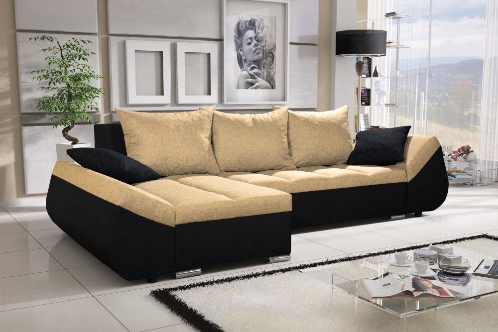 Fun Möbel Ecksofa Schlafsofa Sofa KLEO günstig online kaufen