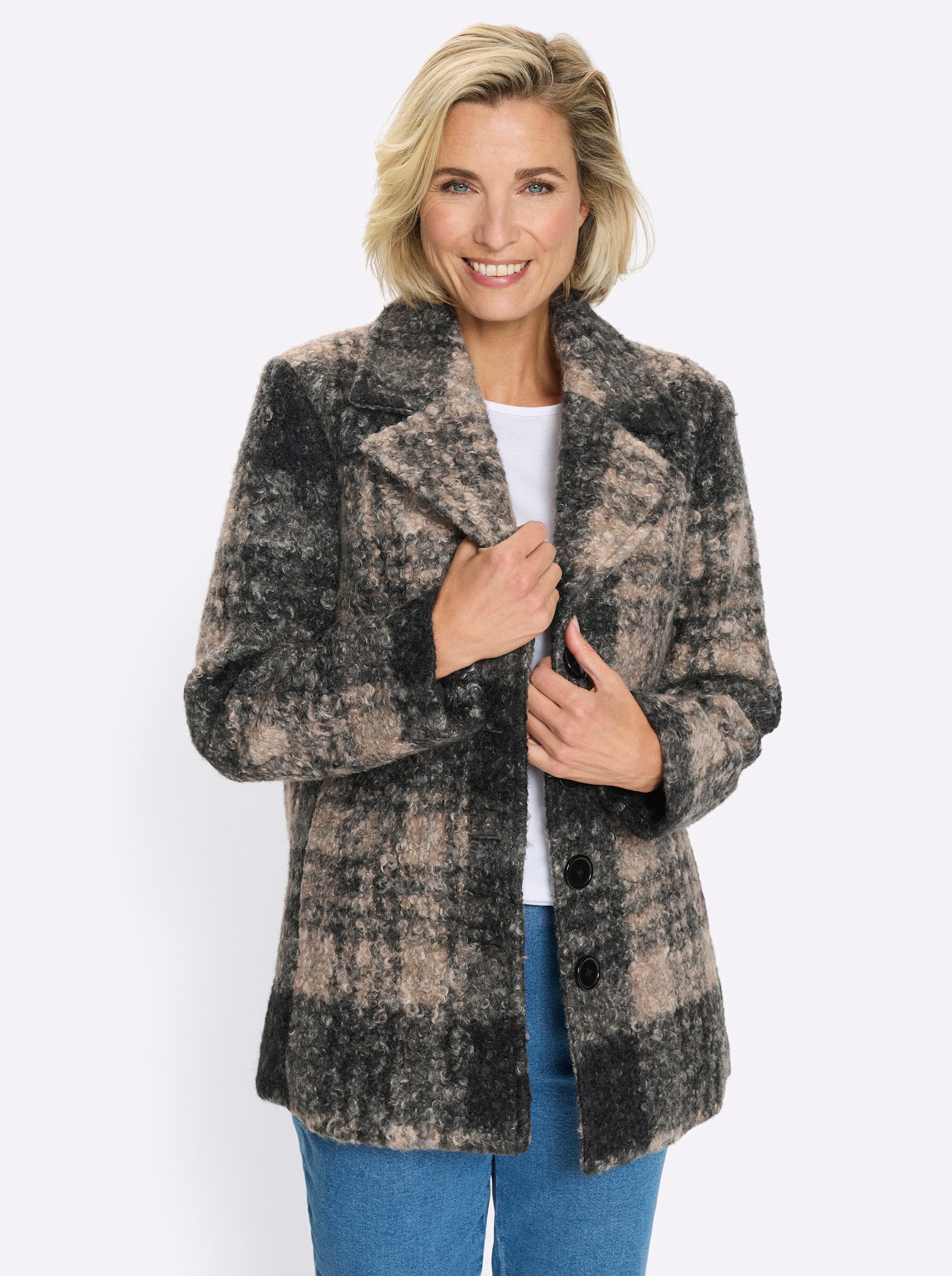 Sieh an! Allwetterjacke Jacke Langarm