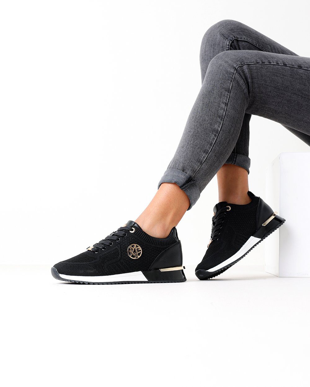 Mexx Mexx Damen Sneaker GITTE GLITTER - Black Sneaker