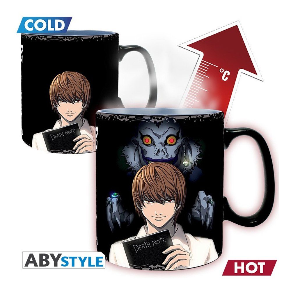 Death ABYstyle - Tasse L Thermoeffekt Tasse und Note Kira