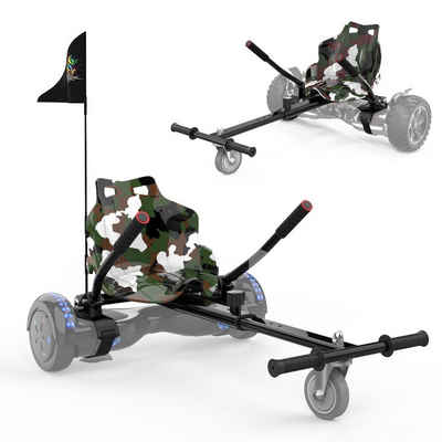 RCB TECH Balance Scooter Kart Sitz für 6,5"-10" Hoverboards, Go-Kart Zubehör für Balance Scooter