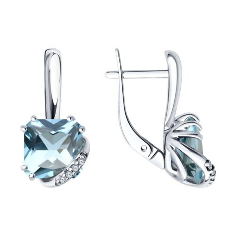 Secretforyou Creolen-Set Ohrringe Creolen 925 Silber Topas Zirkonia Steine günstig online kaufen