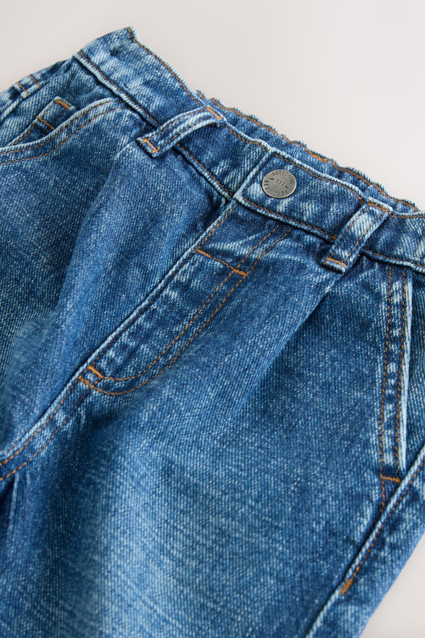 Next 5-Pocket-Jeans Jeans mit Bundfalten aus 100 % Baumwolle (1-tlg) – Bild 4 von 5