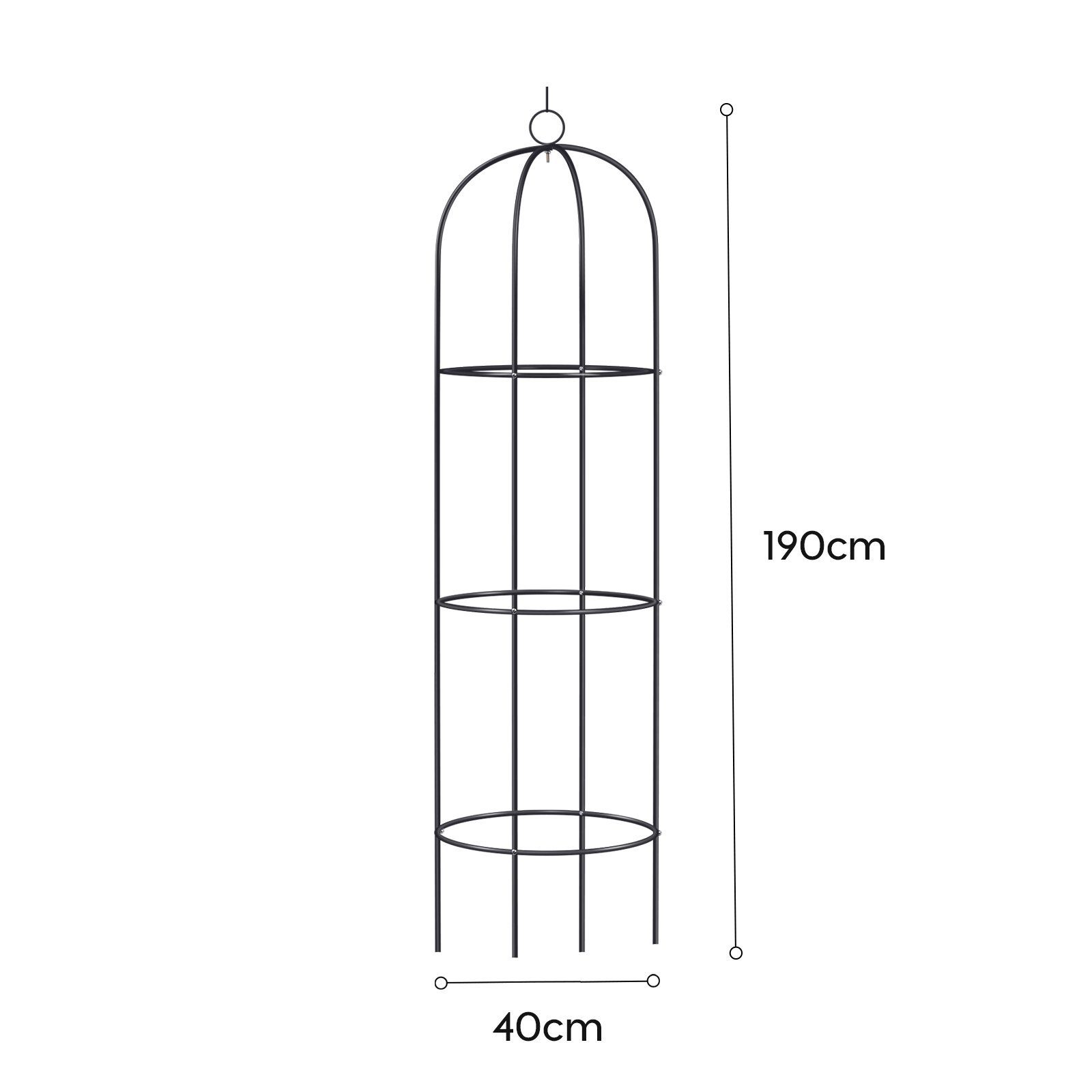 wuuhoo Rankhilfe Rankhilfe Alma Metall 190cm günstig online kaufen
