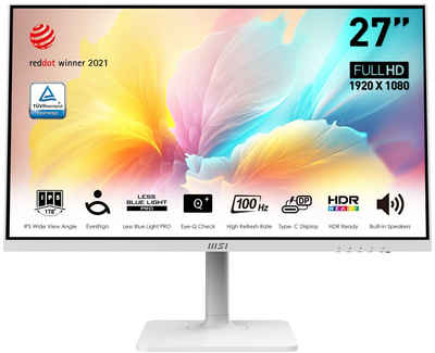 MSI Modern MD2712PW LED-Monitor (69 cm/27 ", 1920 x 1080 px, Full HD, 1 ms Reaktionszeit, 100 Hz, IPS-LED, höhenverstellbar, 3 Jahre Herstellergarantie, USB-C)