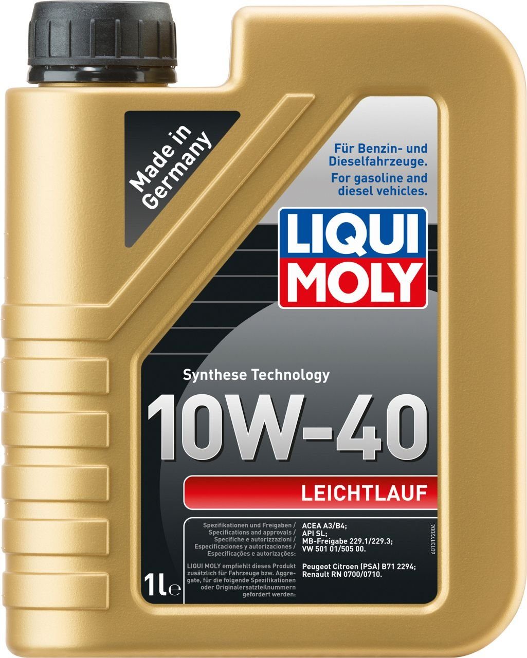 Liqui Moly Universalöl Liqui Moly Motoröl Leichtlauf 10W-40 1 L